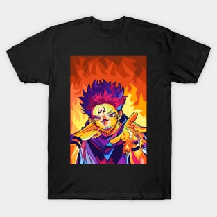 Anime Back Fire T-Shirt